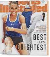 Sydney Mclaughlin And Mackenzie Gore, 2017 Gatorade High Sports Illustrated Cover Wood Print