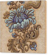 Tapestry Flower 5 Wood Print