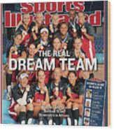 Team Usa Softball, 2004 Summer Olympics Sports Illustrated Cover Wood Print