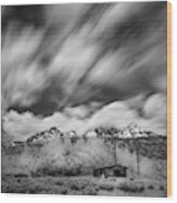 Teton Cloudscape Wood Print