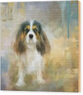 The Attentive Cavalier Wood Print