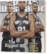 The Biggest 3 Sports Illustrated Cover Wood Print