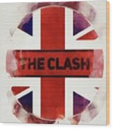 The Clash Wood Print