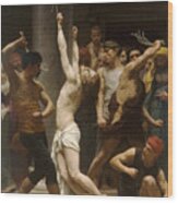 The Flagellation Of Christ. Artist Wood Print