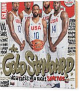 The Gold Standard: New Faces, New Kicks, Same Fire. Slam Cover Wood Print