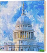 The Great Dome - St Paul's Cathedral Wood Print