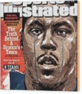 The Nfl Playoffs Knowshon Moreno, The Truth Behind A Sports Illustrated Cover Wood Print