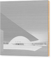 The Niemeyer Center Wood Print
