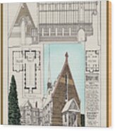 The Porter Church Wood Print