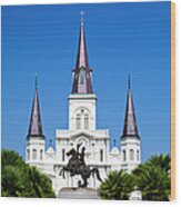 The St. Louis Cathedral Wood Print