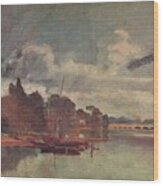 The Thames Near Walton Bridges, 1805 Wood Print