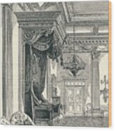 The Throne Room Dublin Castle, 1896 Wood Print