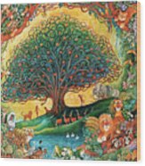 The Tree Of Knowledge 1 (eden) Wood Print