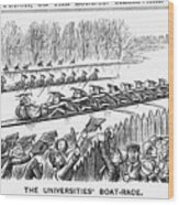 The Universities Boat-race, 1883 Wood Print