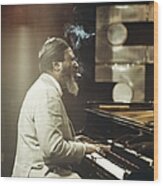 Thelonious Monk Wood Print