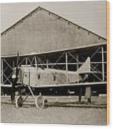 Thomas Aeroplane For U.s. Army Wood Print