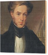 Portrait Of Thomas Ustick Walter, 1835 Wood Print