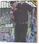 Tiger Woods, 2000 Pga Championship Sports Illustrated Cover Wood Print