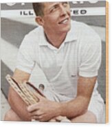 Tony Trabert, Tennis Sports Illustrated Cover Wood Print