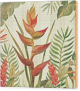Tropical Garden Vii Wood Print