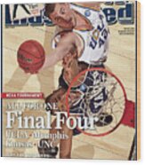 Ucla Kevin Love, 2008 Ncaa West Regional Finals Sports Illustrated Cover Wood Print