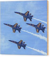 United States Navy Blue Angels Wood Print