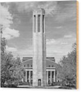 University Of Nebraska Mueller Tower Wood Print