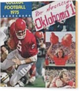 University Of Oklahoma Qb Steve Davis Sports Illustrated Cover Wood Print
