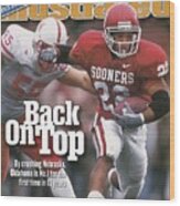 University Of Oklahoma Quentin Griffin Sports Illustrated Cover Wood Print