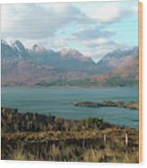 Upper Loch Torridon And Beinn Alligin Wood Print