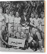 Us Marines In Okinawa Wood Print