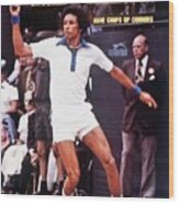 Usa Arthur Ashe, 1975 Wimbledon Sports Illustrated Cover Wood Print
