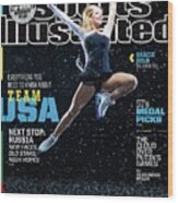 Usa Gracie Gold, 2014 Sochi Olympic Games Preview Issue Sports Illustrated Cover Wood Print