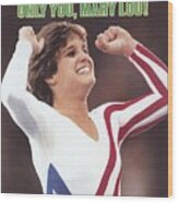 Usa Mary Lou Retton, 1984 Summer Olympics Sports Illustrated Cover Wood Print