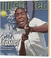 Usa Venus Williams, 1997 Us Open Sports Illustrated Cover Wood Print