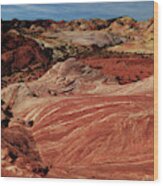 Valley Of Fire 3 Wood Print