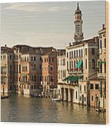 Venice Grand Canal Wood Print