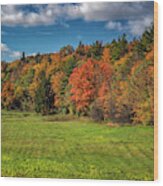 Vermont Autumn Colors Wood Print