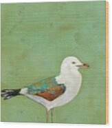 Vibrant Shorebird Ii Wood Print