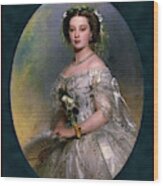 Victoria Princess Royal By Franz Xaver Winterhalter Wood Print