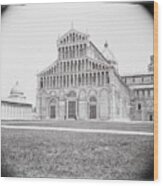 View Of Duomo At Pisa Wood Print