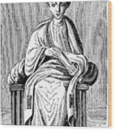 Virgil 79-19 Bc, Roman Poet Wood Print