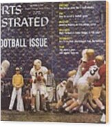 Virginia Tech Qb Billy Cranwell Sports Illustrated Cover Wood Print