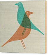 Vitra Eames House Birds Ii Wood Print