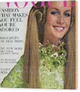 Vogue Magazine November 15 1967 Wood Print