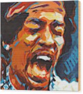 Jimi Hendrix Wood Print