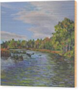 Wallkill River Wood Print