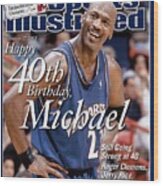 Washington Wizards Michael Jordan... Sports Illustrated Cover Wood Print