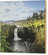 Waterfall Wood Print