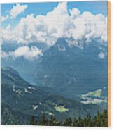 Watzmann And Koenigssee, Bavaria Wood Print